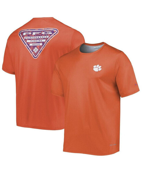 Men's Orange Clemson Tigers Terminal Tackle Omni-Shade T-shirt
