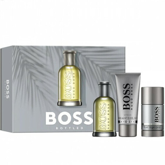 Boss No. 6 Bottled - EDT 100 ml + shower gel 100 ml + solid deodorant 75 ml