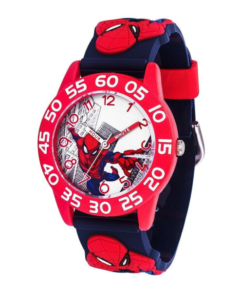Marvel Spider-Man Boys' Red Plastic Watch 32mm