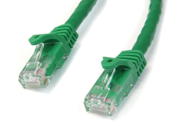 StarTech.com 5m CAT6 Ethernet Cable - Green CAT 6 Gigabit Ethernet Wire -650MHz 100W PoE RJ45 UTP Network/Patch Cord Snagless w/Strain Relief Fluke Tested/Wiring is UL Certified/TIA - 5 m - Cat6 - U/UTP (UTP) - RJ-45 - RJ-45