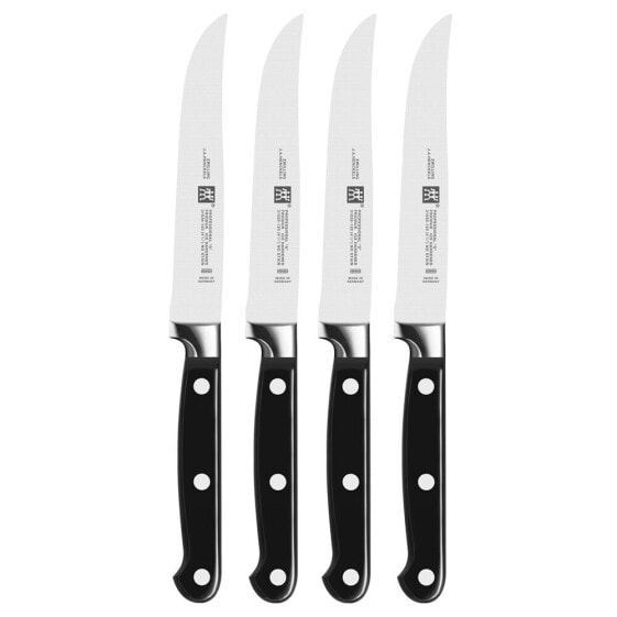 Zwilling Professional S 4 Szt Czarne Noże DO Steków ZE Stali Nierdzewnej