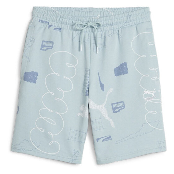 PUMA SELECT Classics Brand Love Aop 8´´ sweat shorts