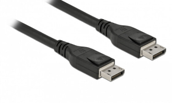 Delock Active DisplayPort Cable 8K 60 Hz 12 m - 12 m - DisplayPort - DisplayPort - Male - Male - 7680 x 4320 pixels