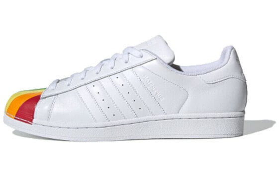 Кеды Adidas originals Superstar 低帮 девушки радужные