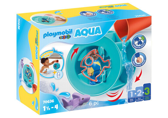 Игровой набор Playmobil Водяное колесо с маленькой акулой 70636