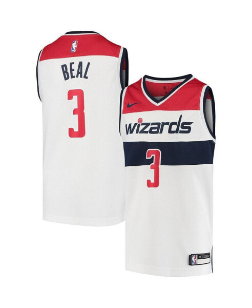 Big Boys Bradley Beal White Washington Wizards Swingman Jersey - Statement Edition