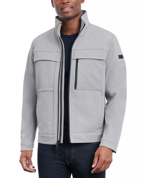 Men's Dressy Full-Zip Soft Shell Jacket