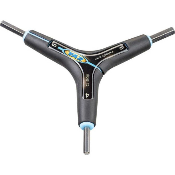 Инструмент VAR Набор ключей шестигранных Premium со сменной рукоятью 4/5/6 мм