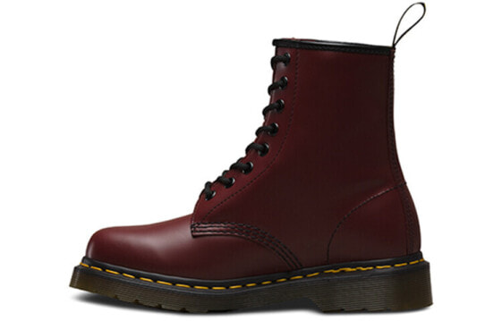 Женские ботинки Dr Martens 1460 MEN CHERRY RED SMOOTH (Красный)