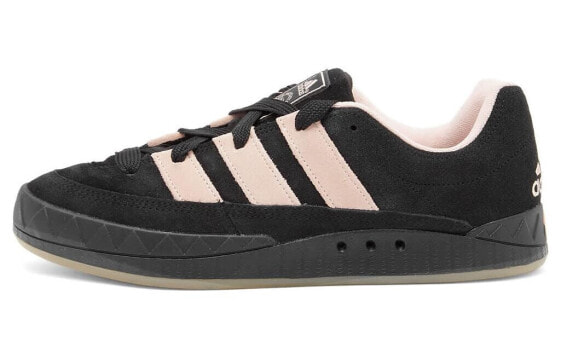 Кроссовки Adidas originals Adimatic легкие и прочные низкие для спорта и отдыха мужские/женские черно-розовые GY2092