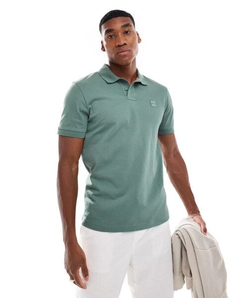 BOSS Orange passenger polo shirt in green