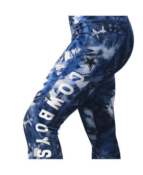 Брюки спортивные MSX by Michael Strahan женские синего цвета с эффектом размытых полосок Dallas Cowboys Aubrey