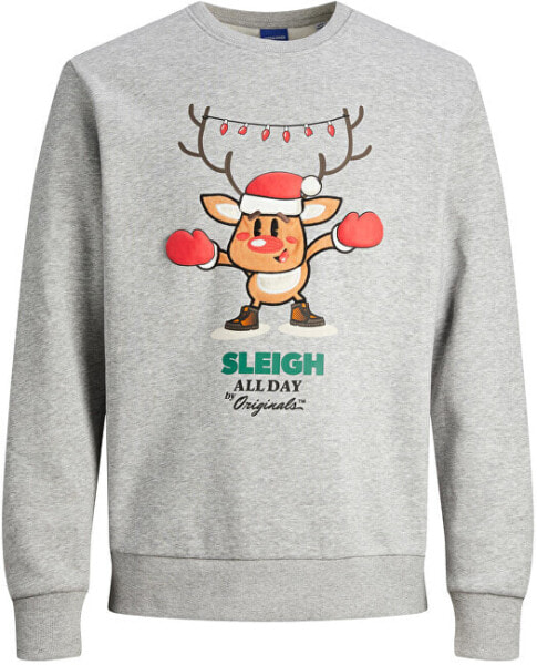 Толстовка Jack & Jones JORXMAS Light Grey