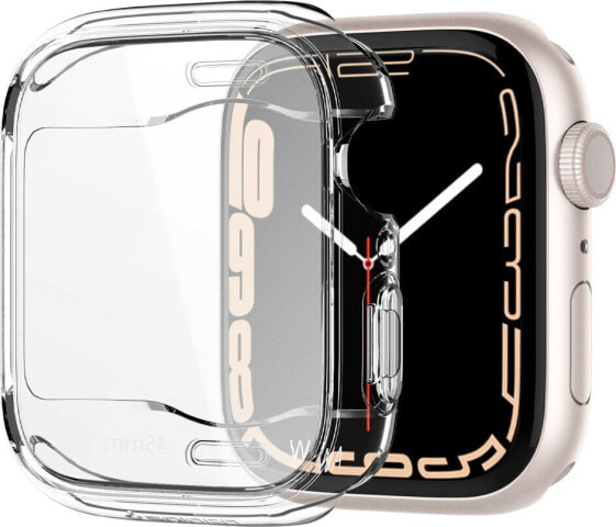 Spigen Ultra Hybrid, crystal clear - Apple Watch 9/8/7 45mm