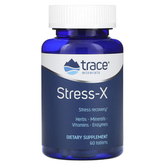 Аминокислоты Trace Minerals ® Stress-X, 60 таблеток