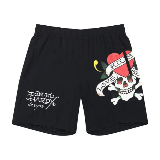 Ed Hardy Love Kills Slowly Print Short - EHBAO8002-2