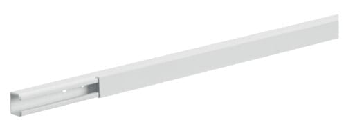 Hager LF1501509016 - Straight cable tray - 2 m - Polyvinyl chloride (PVC) - White