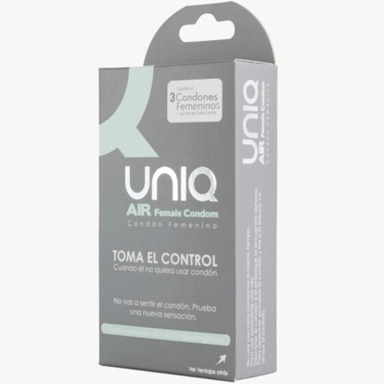 Презервативы женские без латекса Air от Uniq 3 шт.