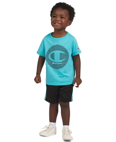 Toddler Boys Logo Graphic T-Shirt & Shorts, 2 Piece Set