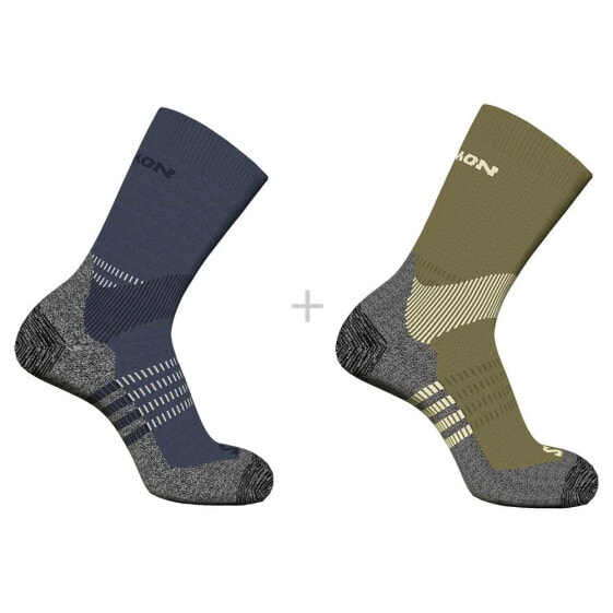 SALOMON X Ultra Access crew socks 2 pairs