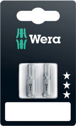 Биты Wera 840/1 Z Hex-Plus 2 шт. (метрическая шестигранная) 2.5 мм - 25 мм - 60 мм