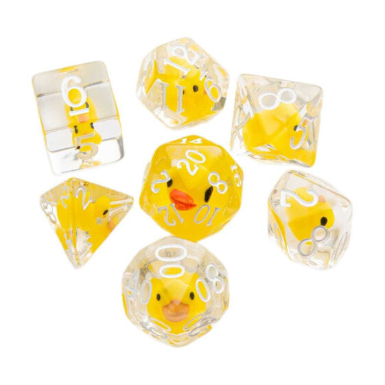 GAMEGENIC Rubber Duck RPG Dices Set 7 Piezas