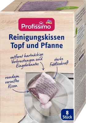 Reinigungskissen Topf und Pfanne, 8 St