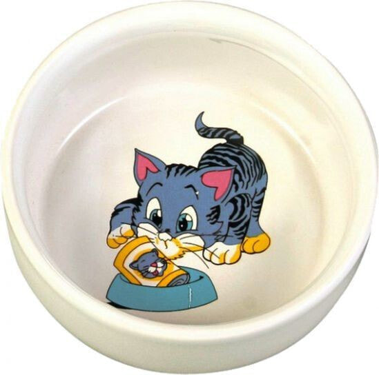 Миска керамическая для кошек Trixie TX-4009 11 см/0,3 л