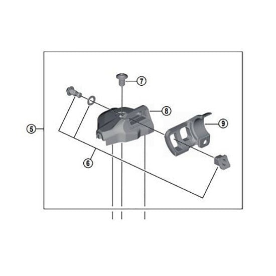 SHIMANO XT M8000 I-Spec-II Right Hand Cover Cover Cap