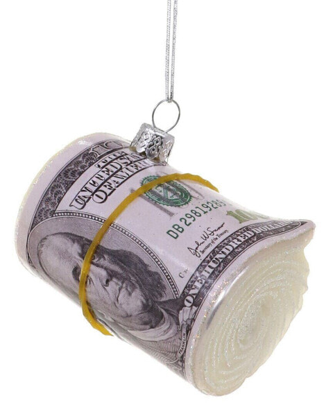 Cody Foster & Co. Roll Of Cash Ornament Multi