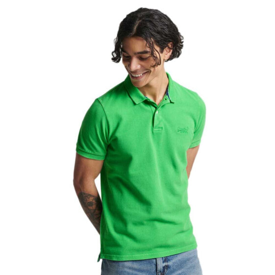 SUPERDRY Vint Destroy short sleeve polo