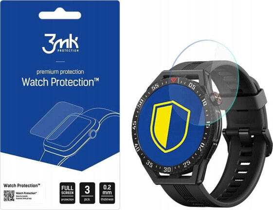 3MK 3mk hybridní sklo Watch Protection FlexibleGlass pro Huawei Watch GT 3 SE (3ks)