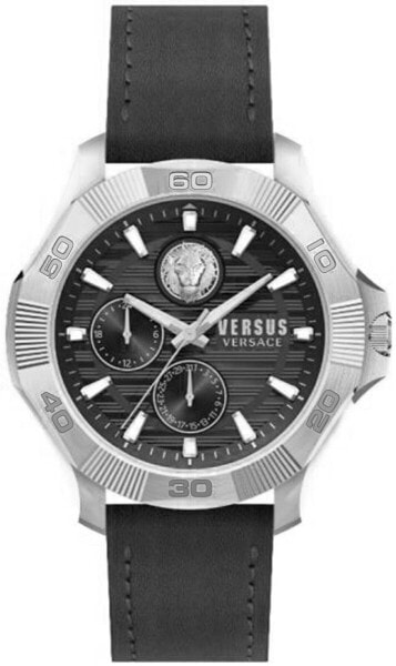 Versus by Versace Herren Armbanduhr DTLA 46 mm Armband Leder VSPZT2021