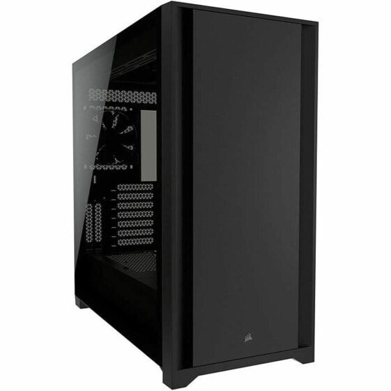 Черный корпус для внешних жестких дисков Corsair 5000D Tempered Glass Midi-Tower