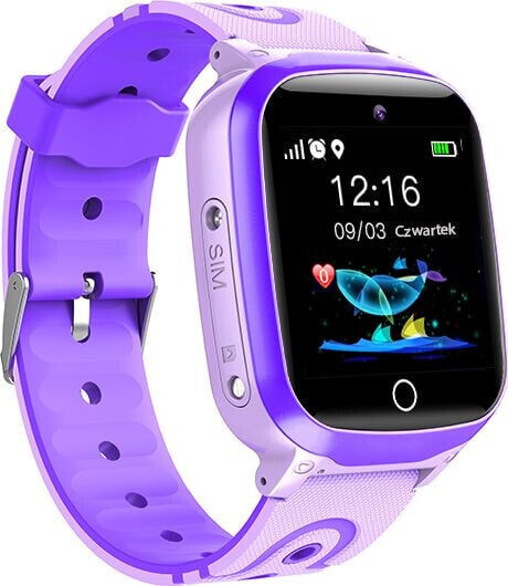 Smartwatch GoGPS K17 Fioletowy (K17PR)