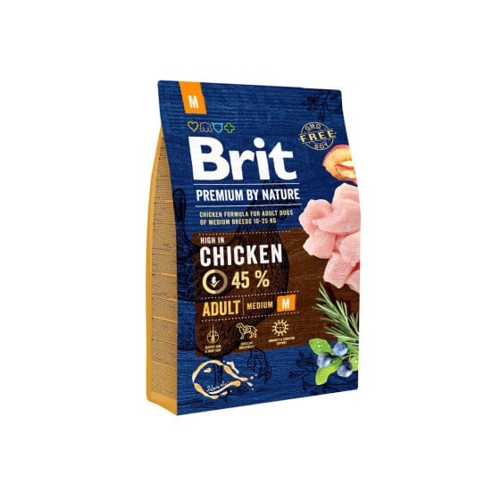 Фураж для взрослых собак Brit Premium Курица 3 кг