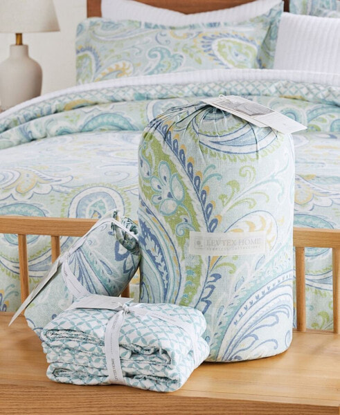 Cortona Reversible 3-Pc. Duvet Cover Set, King/California King