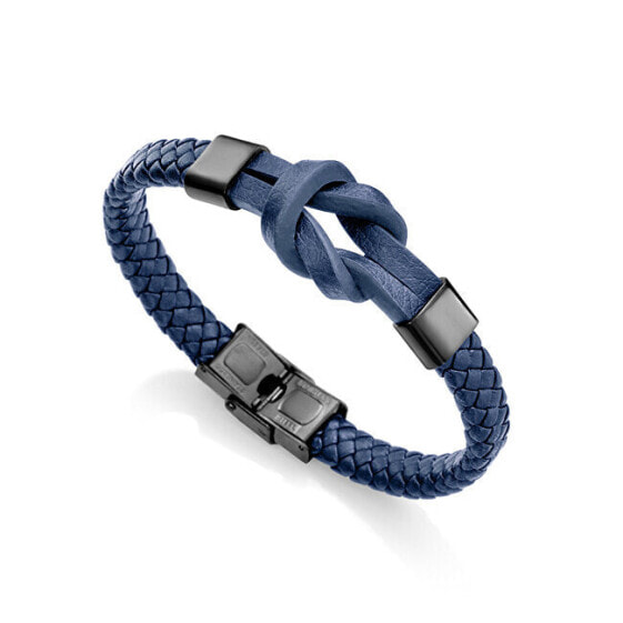 Men´s leather bracelet with Beat knot 1312P09013