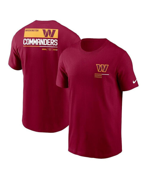 Men's Burgundy Washington Commanders Team Incline T-shirt
