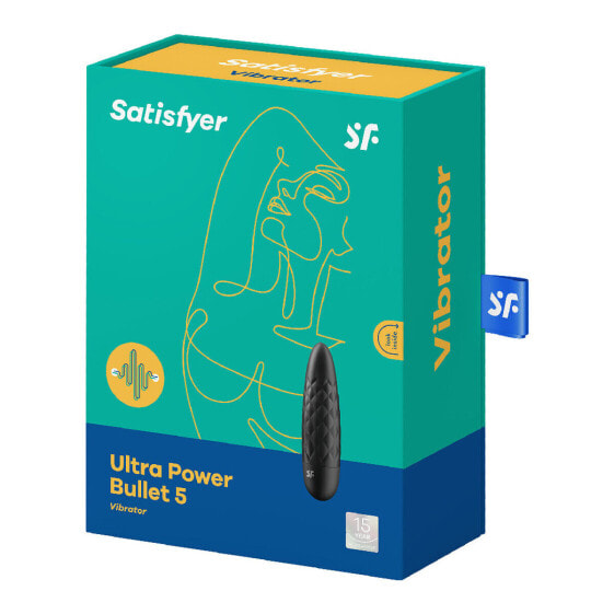 Вибратор в форме пули Ultra Power Satisfyer 5 Чёрный