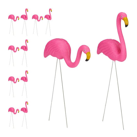 12 x Flamingo Figur