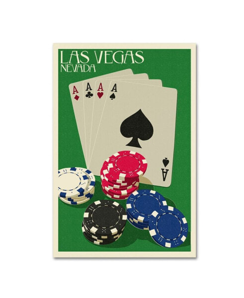 Lantern Press 'Poker' Canvas Art - 16" x 24"