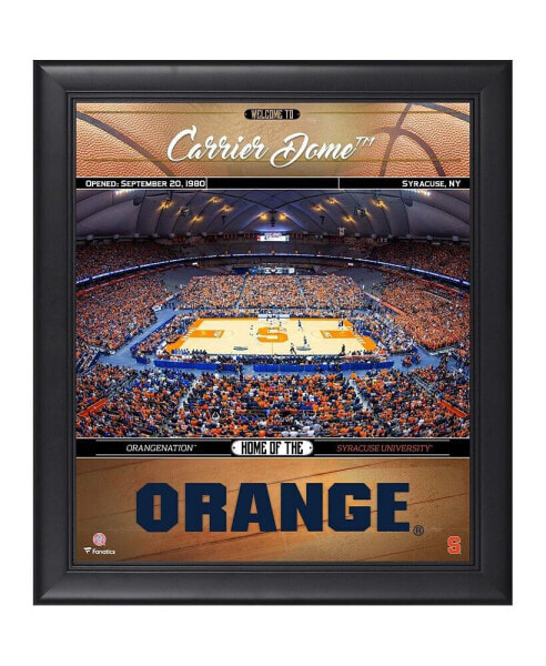 Syracuse Orange Framed 15" x 17" Basketball Welcome Home Collage
