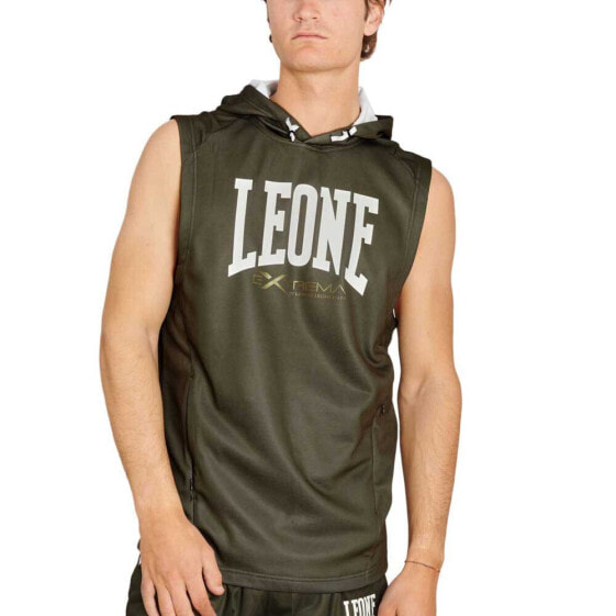 LEONE1947 Logo Sleeveless Hoodie