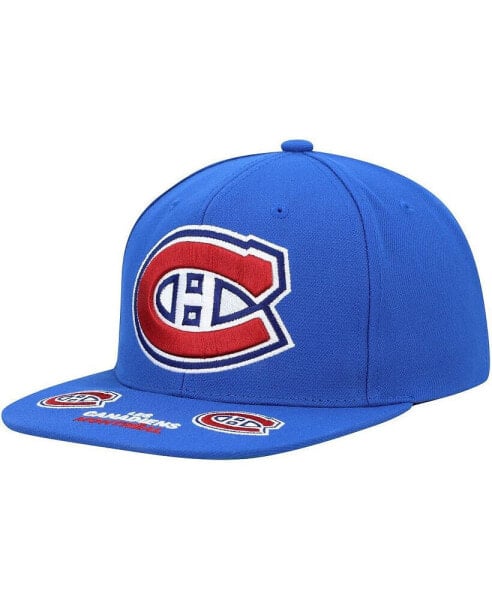 Men's Blue Montreal Canadiens Vintage-Like Hat Trick Snapback Hat