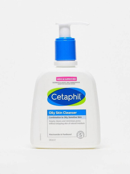 Cetaphil Oily Skin Cleanser for Combination to Oily, Sensitive Skin 236ml