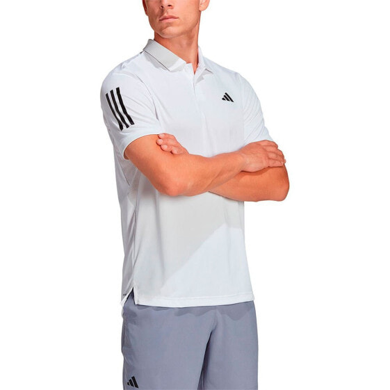 ADIDAS Club 3 Stripes short sleeve polo