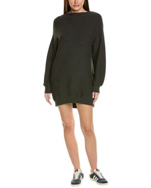 Project Social T Dalle Rib Funnel Neck Sweaterdress Women's