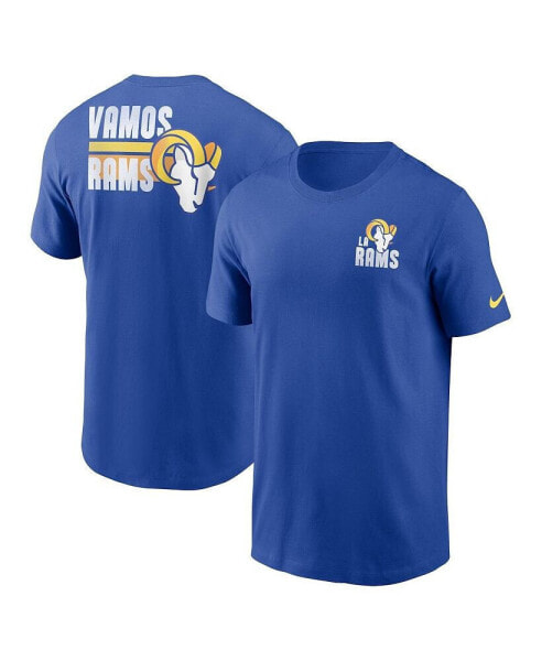 Men's Royal Los Angeles Rams Blitz Essential T-shirt