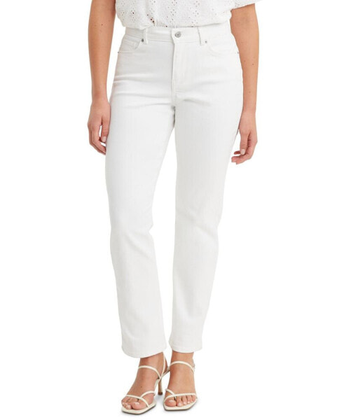 Women's Classic Mid Rise Straight-Leg Jeans